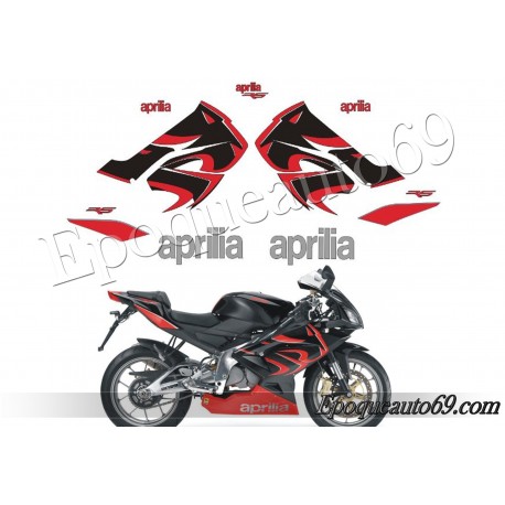 Autocollants Aprilia rs 125 année 2009