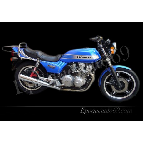 Kit autocollants Stickers complet honda cb 900 f bol d'or moto bleue