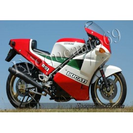 Autocollants stickers Ducati 851 superbike 1990 strada tricolore NCR