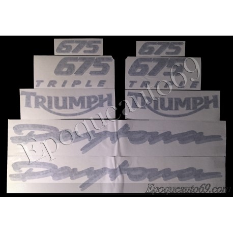 Autocollants Stickers triumph daytona triple 675 année 2008