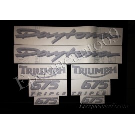 Autocollants Stickers triumph daytona triple 675 année 2008