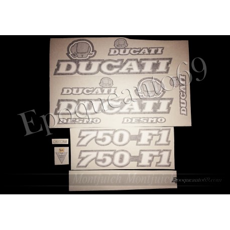 Autocollants stickers Ducati 750 F1