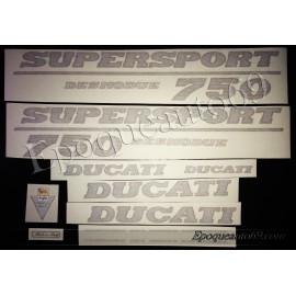Autocollants stickers Ducati 750 supersport 1993