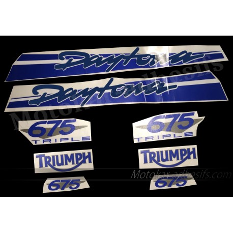 Autocollants Stickers Triumph daytona triple 675 édition spéciale 