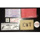 Autocollants stickers moteur Peugeot 205 GTI 1.6 105cv