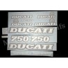 Autocollants Stickers Ducati 750 Santamonica