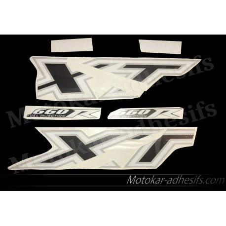 Autocollants Stickers Yamaha XTR 660 annee 2004