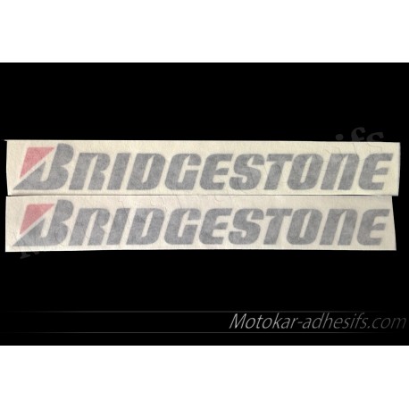 2 autocollants stickers BRIDGESTONE