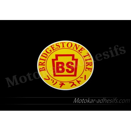 2 Autocollants stickers Bridgestone