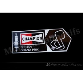 Autocollant sticker Circuit Champion GP