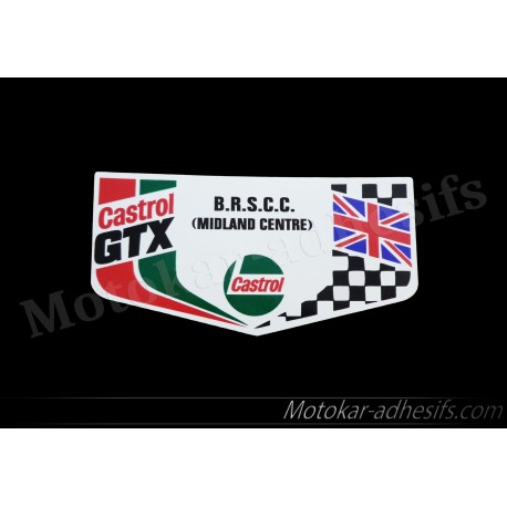 Autocollant sticker CASTROL GTX 