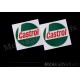 Autocollants stickers CASTROL 