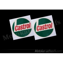 Autocollants stickers CASTROL 