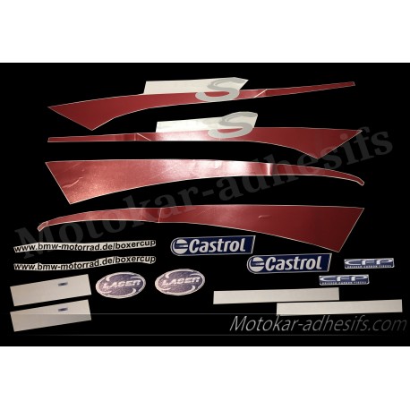 Kit autocollants - stickers bmw R 1100 S boxer cup année 2004