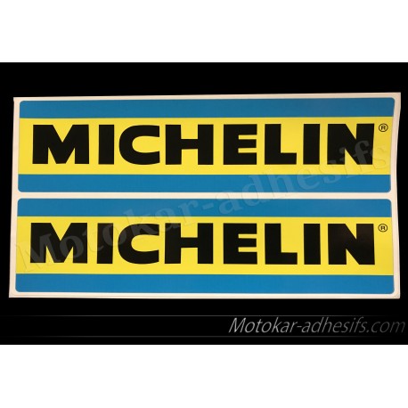 2 autocollants Michelin