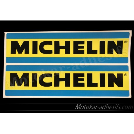 2 autocollants Michelin