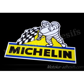 Autocollant BIB drapeau Michelin