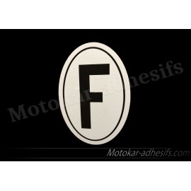 Autocollant sticker F