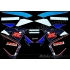 Autocollants - stickers Suzuki GSX-R 600 1997 version bleu/blanc