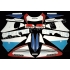Autocollants - stickers Suzuki GSX-R 600 2000 version Rouge gris 