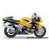 Autocollants - stickers Suzuki GSX-R 600 2000 version Jaune noir