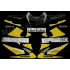 Autocollants - stickers Suzuki GSX-R 600 2000 version Jaune noir