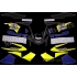 Autocollants - stickers Suzuki GSX-R 600 de 2001 version bleu/noir