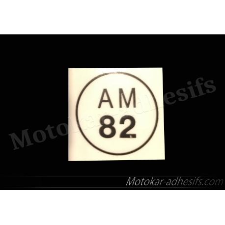 Autocollants stickers AM82