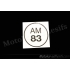 Autocollants stickers AM83