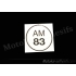 Autocollants stickers AM83