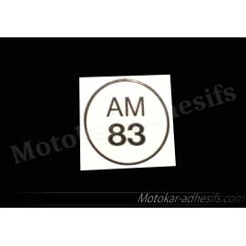 Autocollants stickers AM83