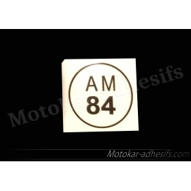 Autocollants stickers AM84