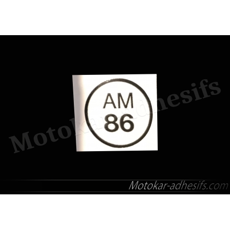 Autocollants stickers AM86