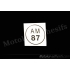 Autocollants stickers AM87