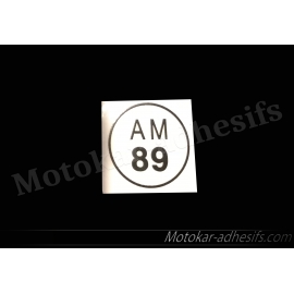 Autocollants stickers AM88