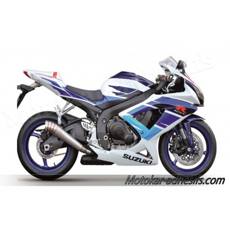 Autocollants - stickers Suzuki GSX-R 600 2010 25eme anniversaire