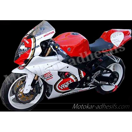 Autocollants - stickers Suzuki gsxr lucky strike