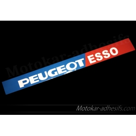 Autocollant Pare soleil Peugeot esso