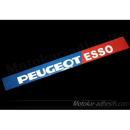 Autocollant Pare soleil Peugeot esso