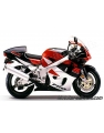 Autocollants - stickers Suzuki GSX-R 750 1998 version rouge /gris / noir