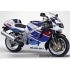 Autocollants - stickers Suzuki GSX-R 750 1998 version blanc/bleu