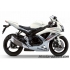 Autocollants stickers Suzuki GSX-R 750 2009 - blanc / argent