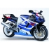 Autocollants - stickers Suzuki GSX-R 750 2000 version blanc /Bleue