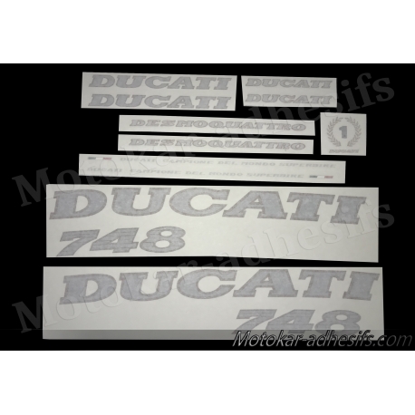 Autocollants stickers Ducati 748 