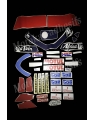 Autocollants stickers Honda Africa twin 650 marathon