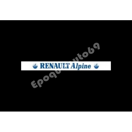 pare soleil renault alpine