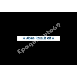 Pare soleil alpine renault elf