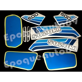 Kit autocollants - stickers suzuki DR 500