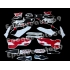 Autocollants stickers Africa twin xrv 750 rd 07A (grise)