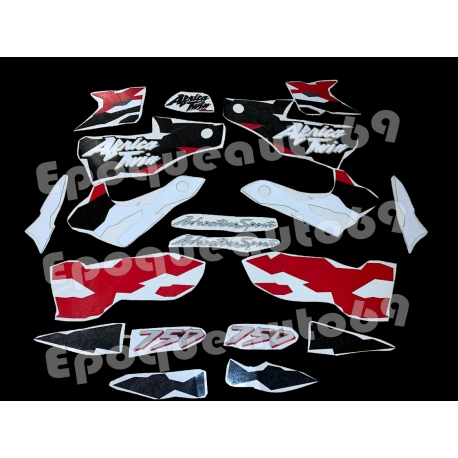 Autocollants stickers Africa twin xrv 750 rd 07A (grise)